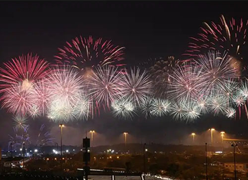 阳西县焰火晚会